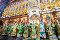 Митрополит Артемий принял участие в торжествах по случаю дня тезоименитства главы Астраханской митрополии
