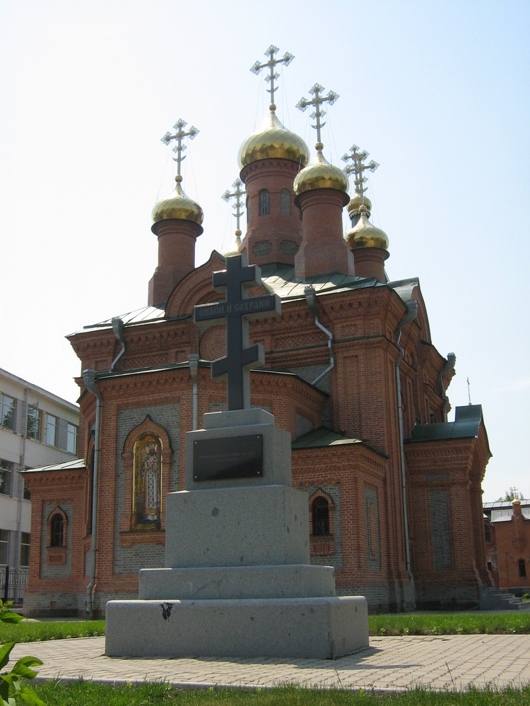 Ночной Хабаровск храм