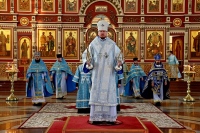 Правящий архиерей совершил Божественную литургию в день празднования Рождества Пресвятой Богородицы